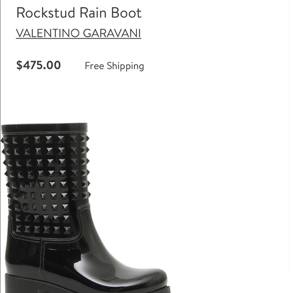 Valentino Garvani Rockstud Rainboots - Picture 6 of 6